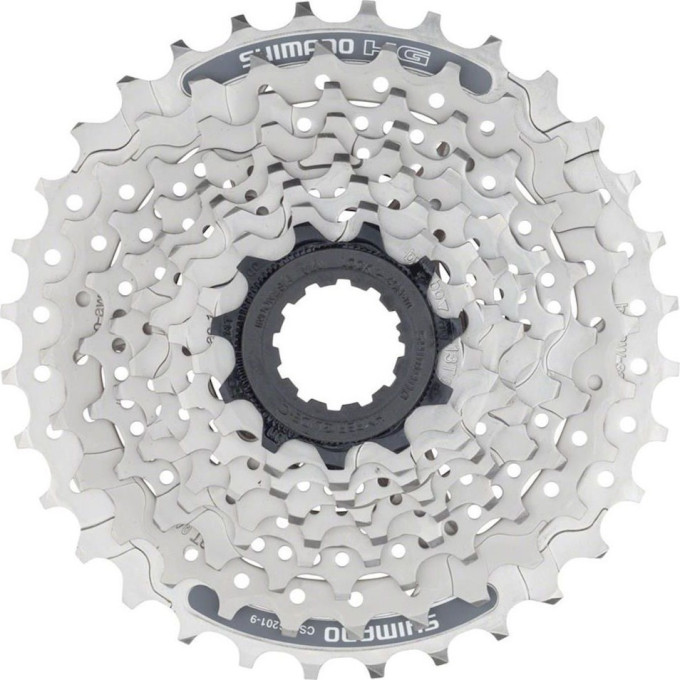 Кассета SHIMANO ALIVIO HG201, 9 скоростей, 11-34 серебристый ECSHG2019134