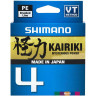 Леска плетёная SHIMANO KAIRIKI 4 PE 150 м разноцветная 0,315 мм 29,9 кг LDM54TE5031515M