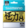 Леска плетёная SHIMANO KAIRIKI 8 PE 150 м разноцветная 0,130 мм 8,2 кг 59WPLA58R22