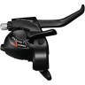 Шифтер тормозная ручка SHIMANO TOURNEY, TX800, 8 скоростей, трос 2050 мм, черный ESTTX800R8AL