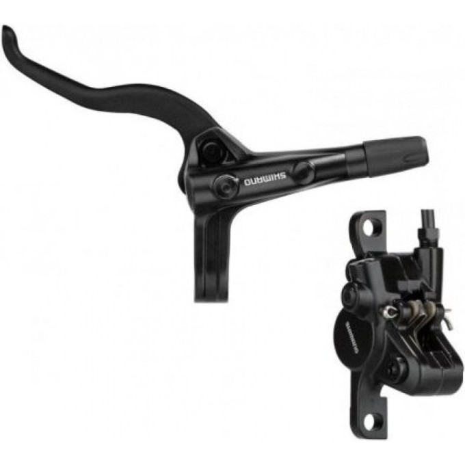 Тормоз дисковый SHIMANO BL-MT401(ЛЕВ)/BR-MT420(ПЕРЕДН), ПОЛИМЕРН. КОЛ., 1000ММ EMT401EKHFPRA100